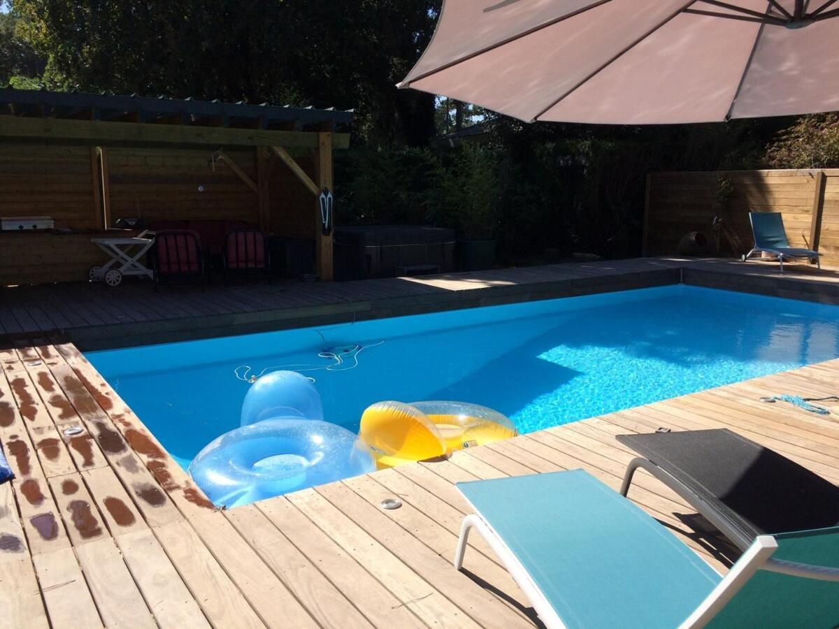 House With Heated Pool And Jacuzzi Villa Soorts-Hossegor Exterior foto